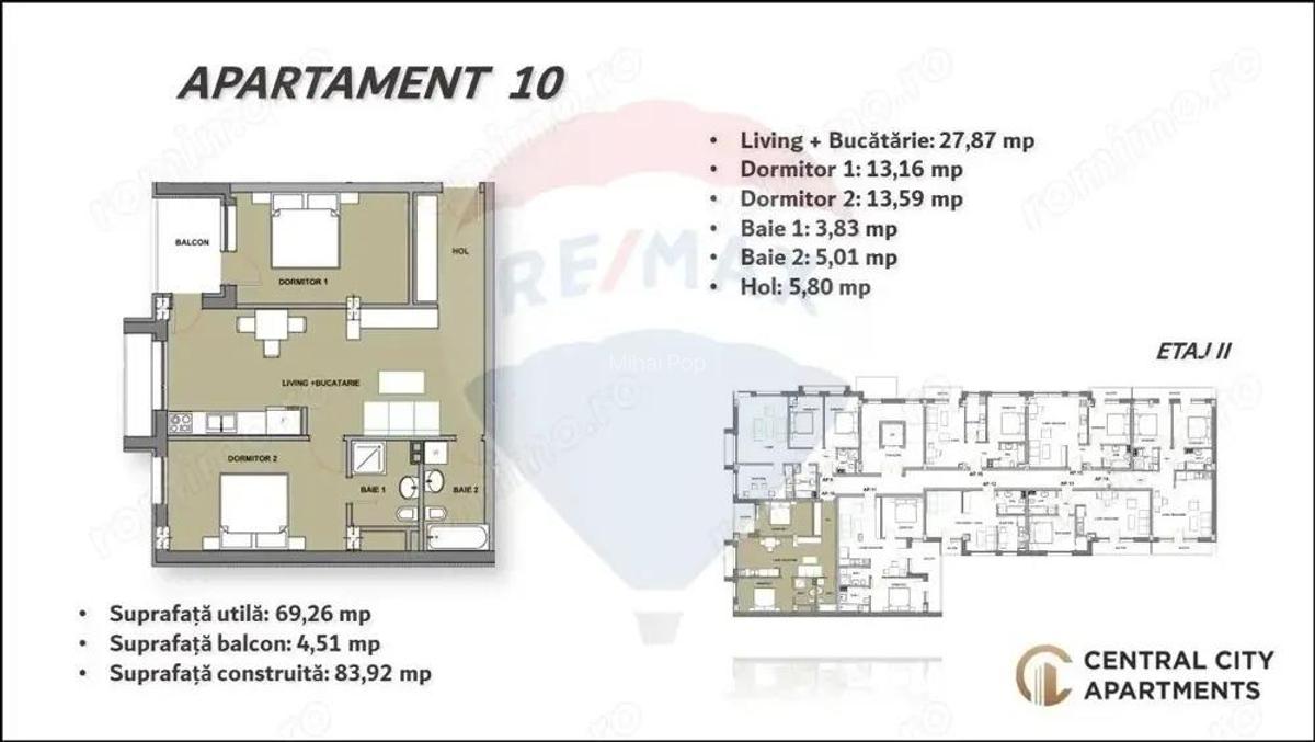 Apartament Nou 3 camere de vanzare in zona Cantemir - 3