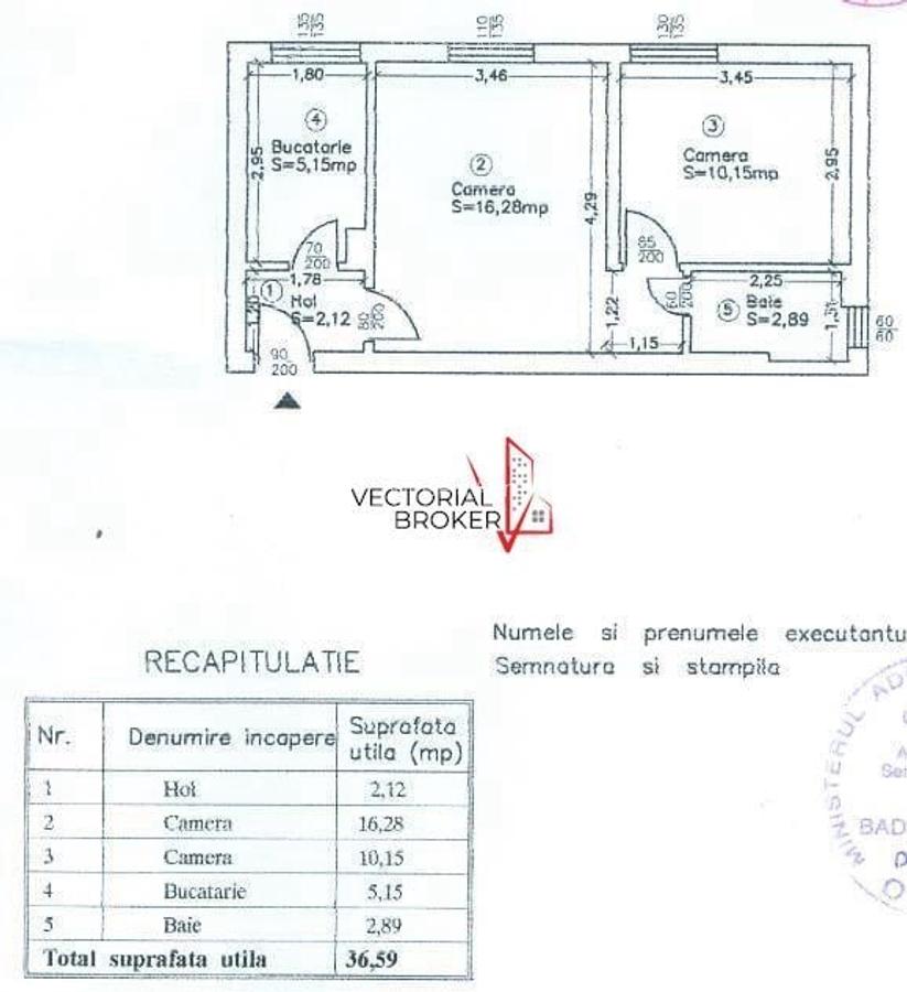 0% COMISION, 2 camere, semidecomandat, centrala proprie -  Laptari Tei - 9