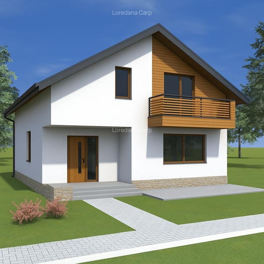 Vila individuala - 5 camere - 2 bai - beci - 411mp teren-cartierul nou - 2