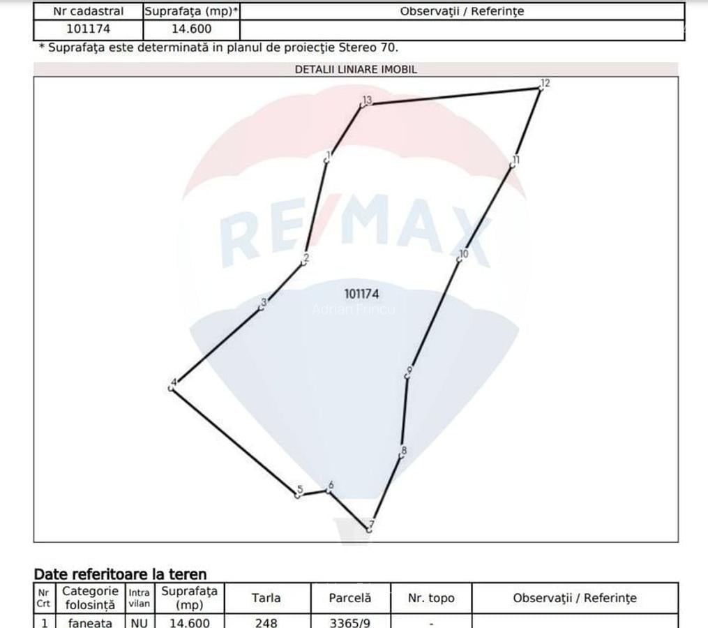 Teren extravilan de 14600 mp, în Tărlungeni - 3