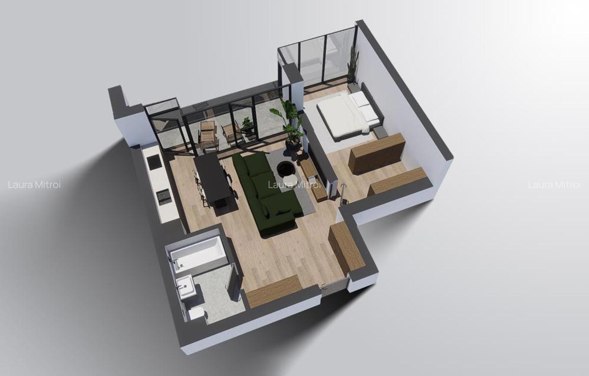 Alenia Botanic Park - Apartament 2 camere , la 3 minute de Iulius Town - 2