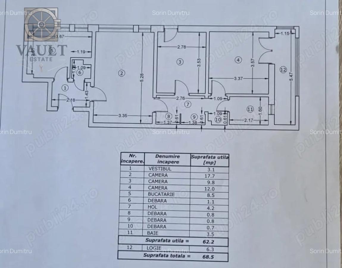 APARTAMENT 3 CAMERE - VEDERE PARC IOR - BABA NOVAC - 2