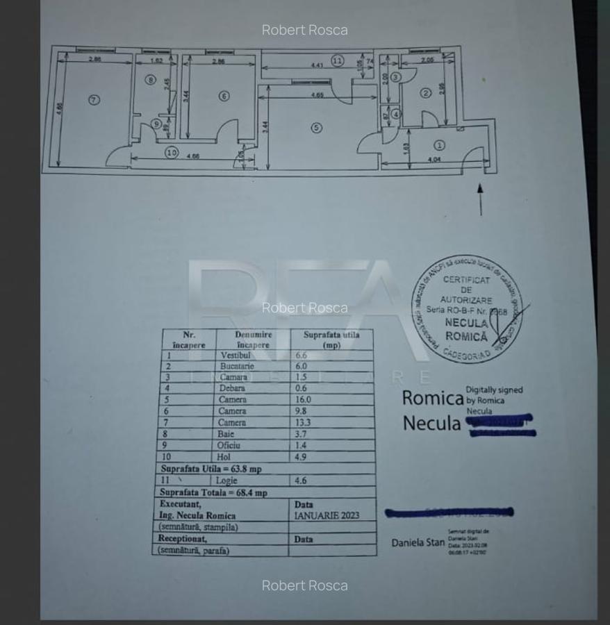 3 camere la etajul 1 - Brancoveanu - Lamotesti - Scoala 108 - 7