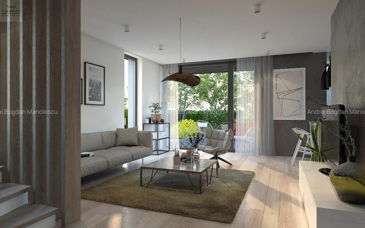 Vanzare vila lux  cu arhitectura premium si curte mare in Magurele - 8