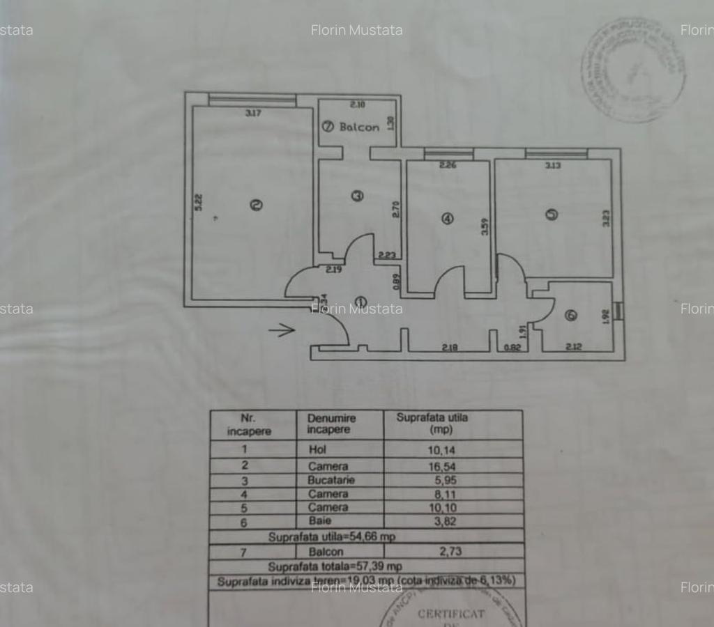 Apartament La Cheie, 3 camere Dorobantilor, etaj 2, Renovat 2020 - 9