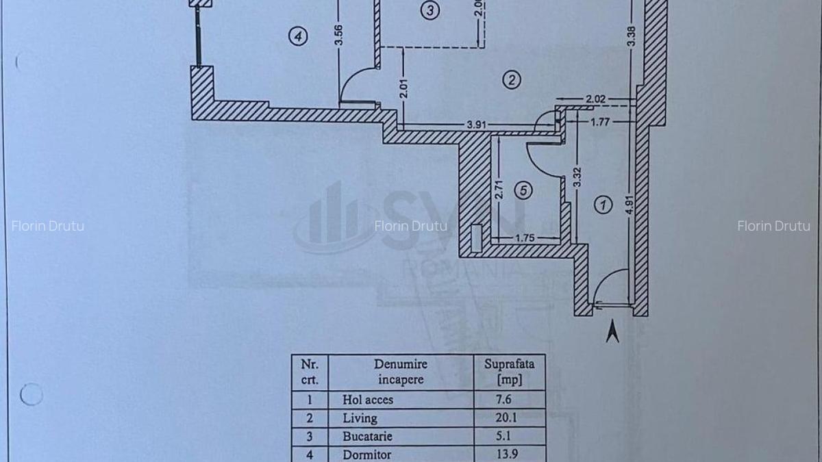 Apartament cu 2 camere semidecomandat în Cotroceni - 15