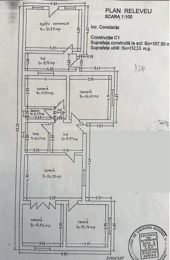 EXCLUSIVITATE! Casa 5 camere - zona Centrala -  330.000 euro - 20