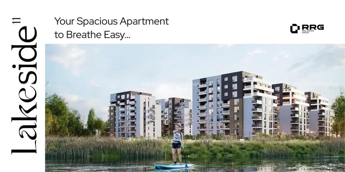 Apartament 3 camere. Lacul Străulești. Terasă. - 12