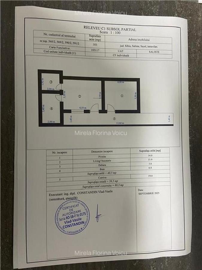 Casa individuala cu D+P la rosu si teren 350 mp in Sacel(15km Sibiu) - 8