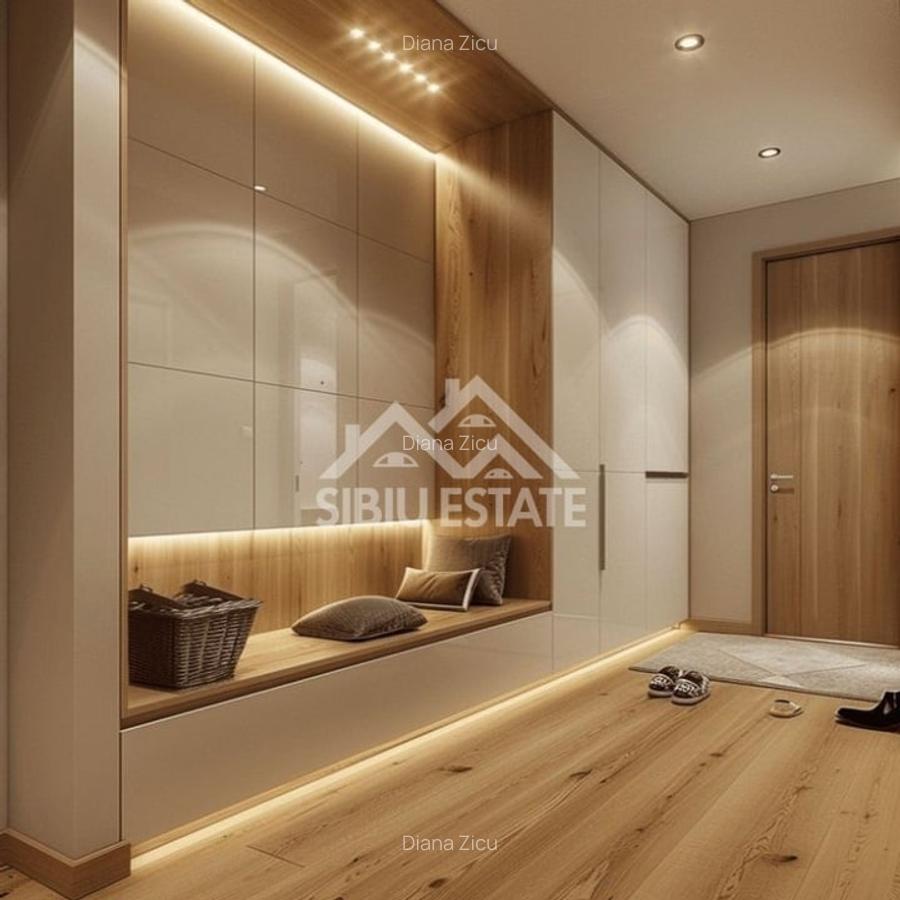 Casa 4 camere, 2 bai, curte si terasa Sibiu Calea Cisnadiei - 3