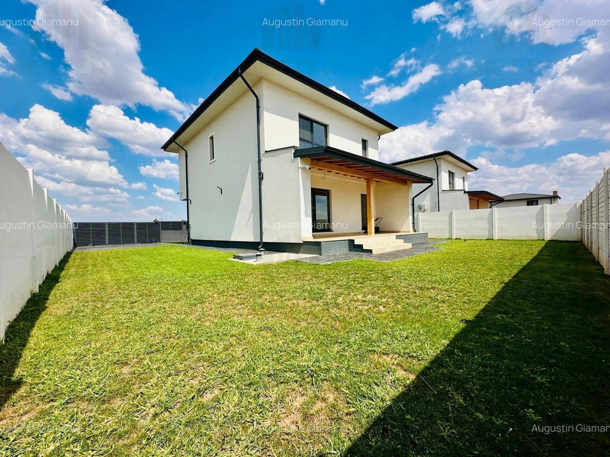 Casă modernă de vânzare 4 camere, 3 băi, terasă travertin–Gata de mutat, Berceni - 3