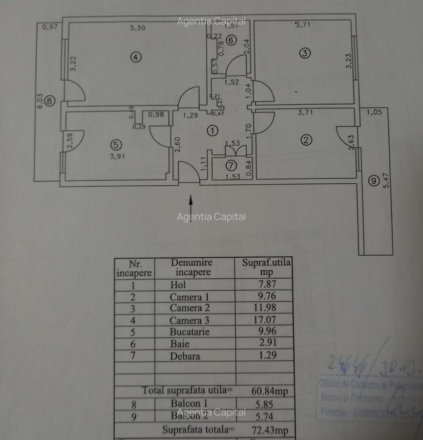 Apartament spatios Gradina Publica - 5