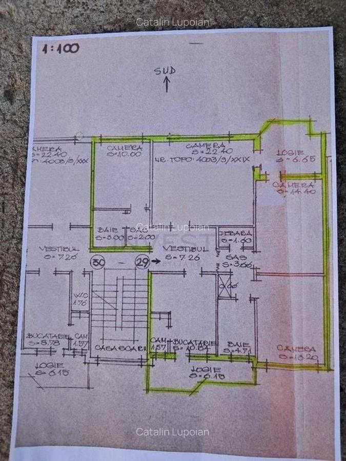 Apartament cu 4 Camere, 105 mp, utili+ 2 balcoane, zona Interservisan! - 8