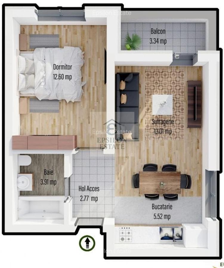 Ap. 2 cam. martie 2026 zona Militari Residence - 3