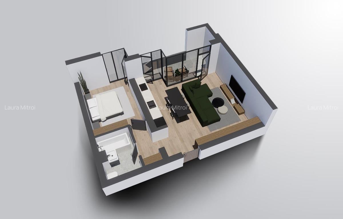 Apartament 2 camere, etaj 9 , Alenia Botanic Park - 2