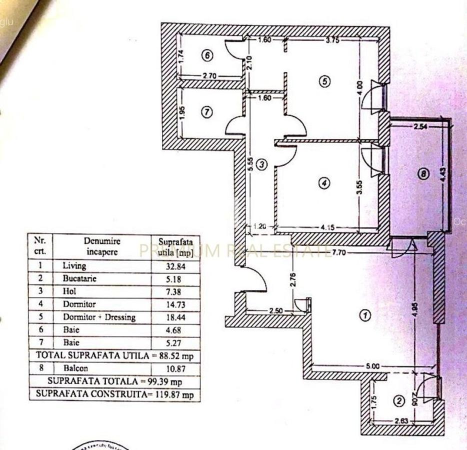 Apartament SUPERB cu 3 camere, mobilat modern, terasa, parcare, paza - 13