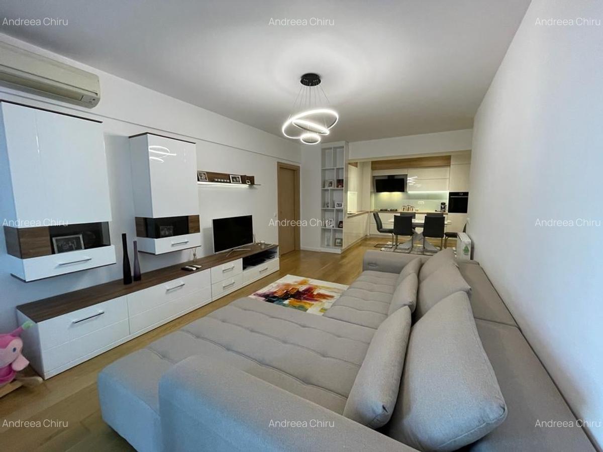 Apartament cu 3 camere, mobilat în Barbu Văcărescu - 2