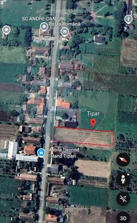 Teren curti constructii de vanzare 2147 mp in Tipar, Arad - 3