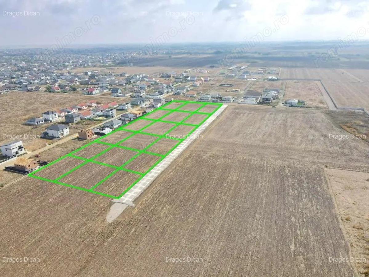 Loturi Intravilan In Rate Berceni | utilitati: curent, drum | #UG16BF - 1