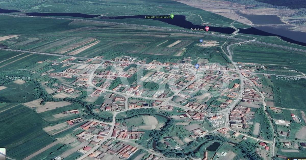 Teren de vanzare intravilan cu utilitati 3000mp la drum in Sacel - 2
