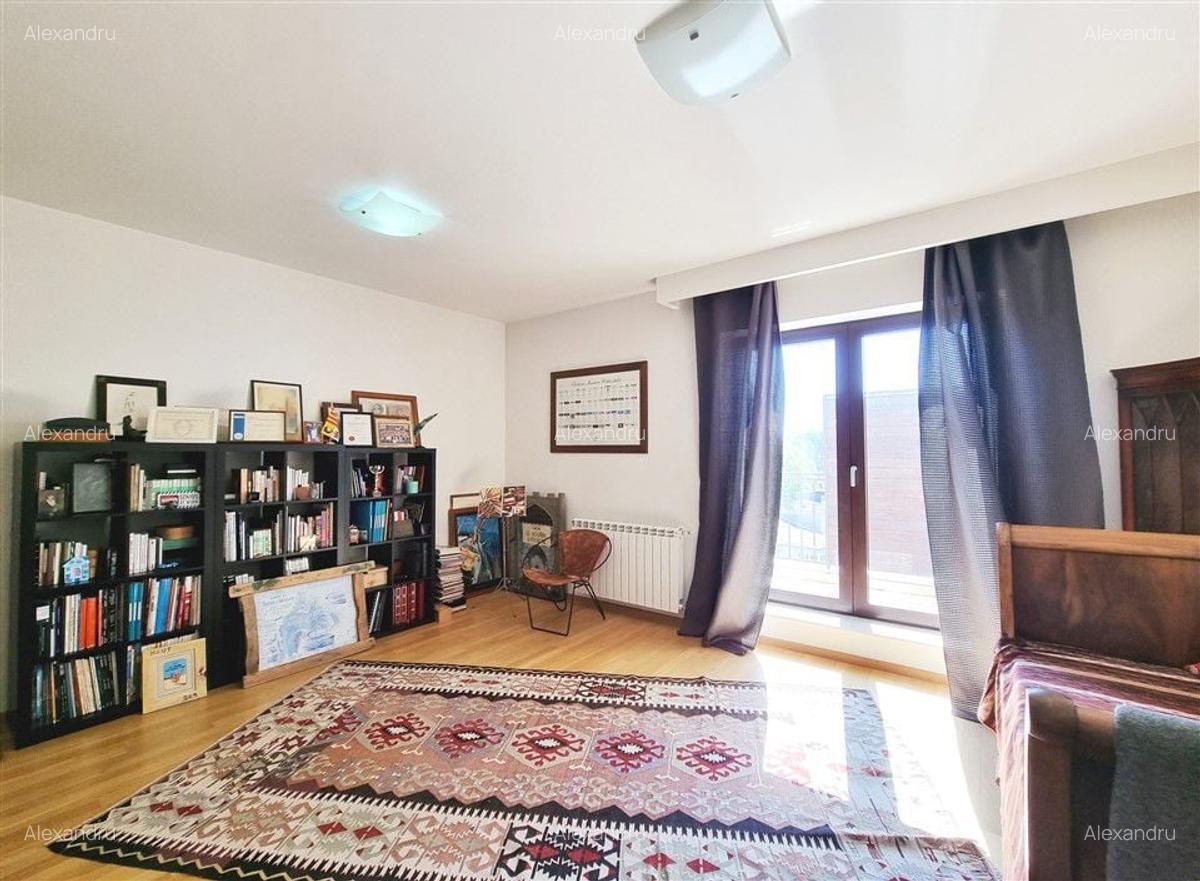 Penthouse cu 5 camere decomandat, mobilat în Kiseleff - 16