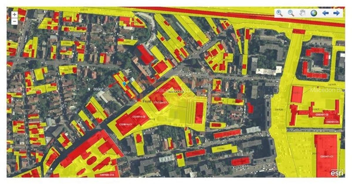 Teren Construcții intravilan de 860 mp, în Semicentral - 2