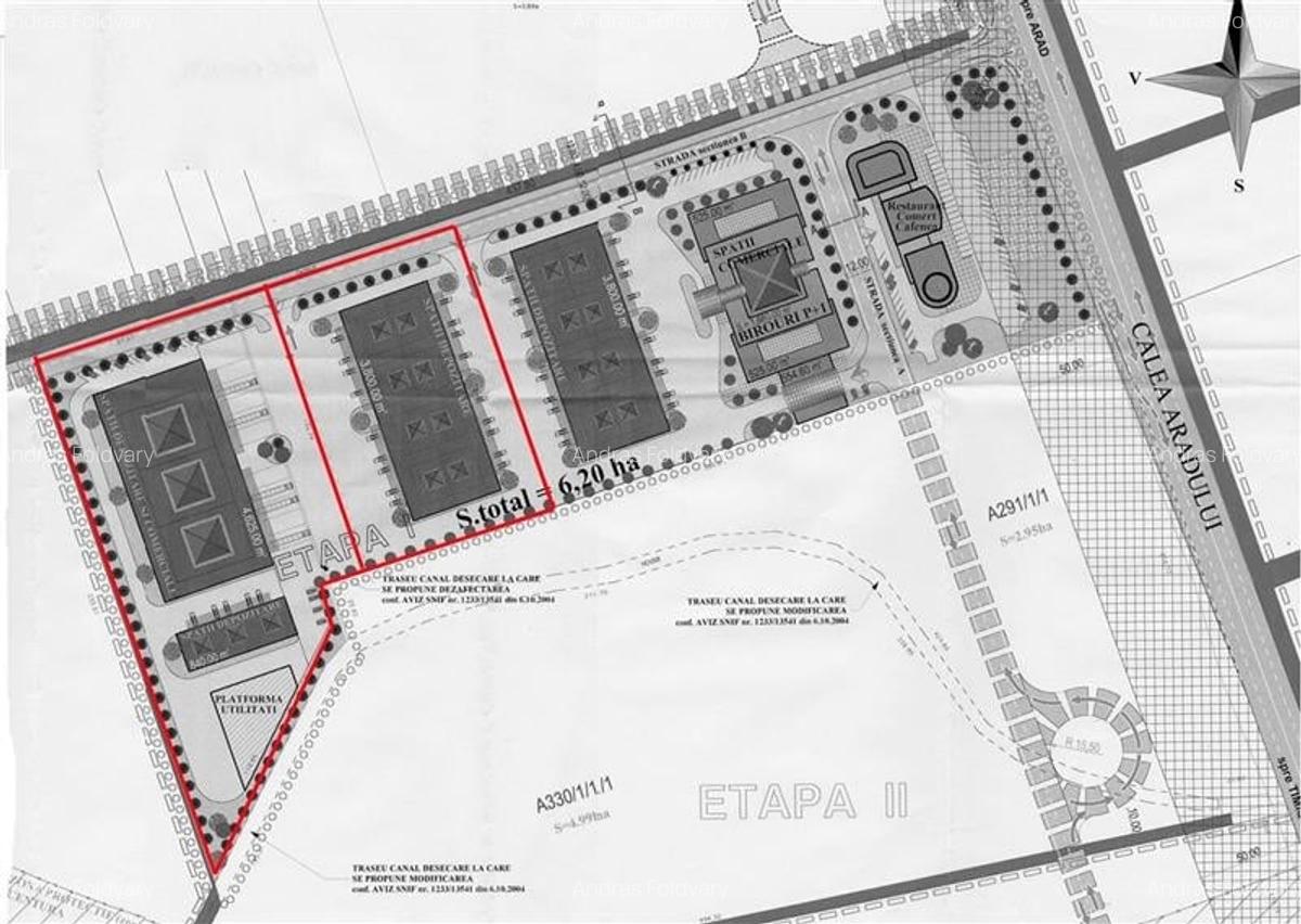 Teren cu PUZ industrial de vanzare in zona Aradului - 2