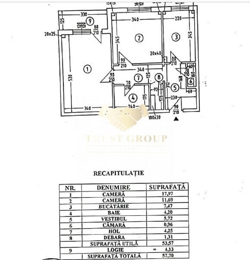 2 camere Lujerului | constructie 1980 | Posibilitate centrala | bloc reabilitat - 20