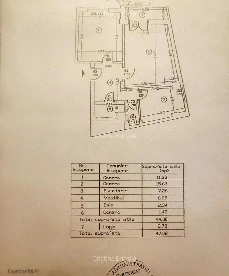 De Vanzare apartament 2 camere Cismigiu sect 1 - 2