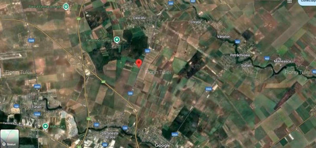 Teren intravilan Stefanestii de Jos in apropiere de A0 , 25558 mp-60 E/mp - 2