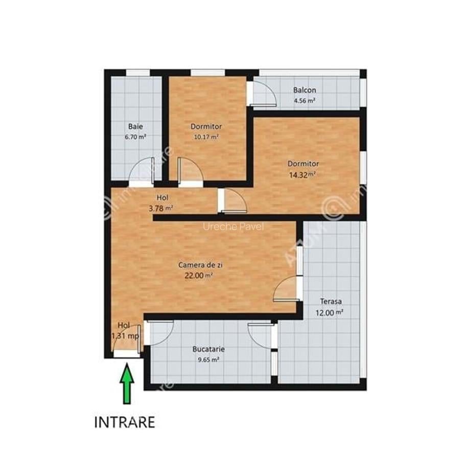 Apartament cu 3 camere decomandate 2 balcoane etaj 1 zona Siretului - 7