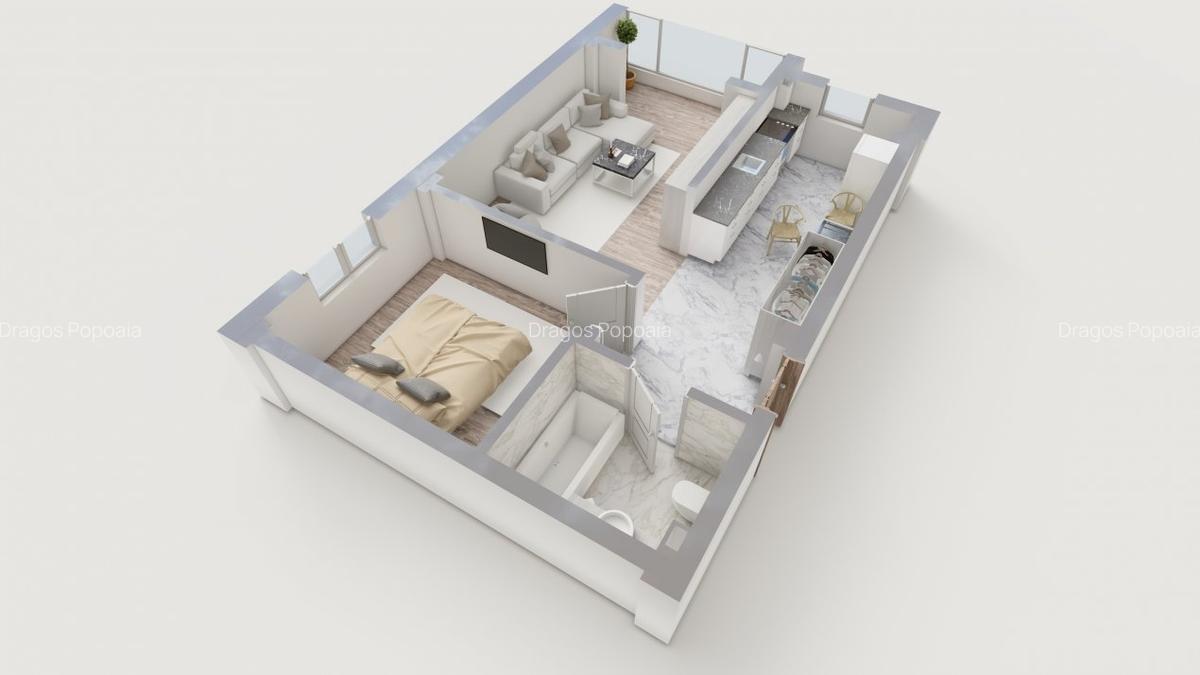 TVA 9% INCLUS! COMISION 0% ! 2 CAMERE BLOC NOU POPAS PACURARI - 4