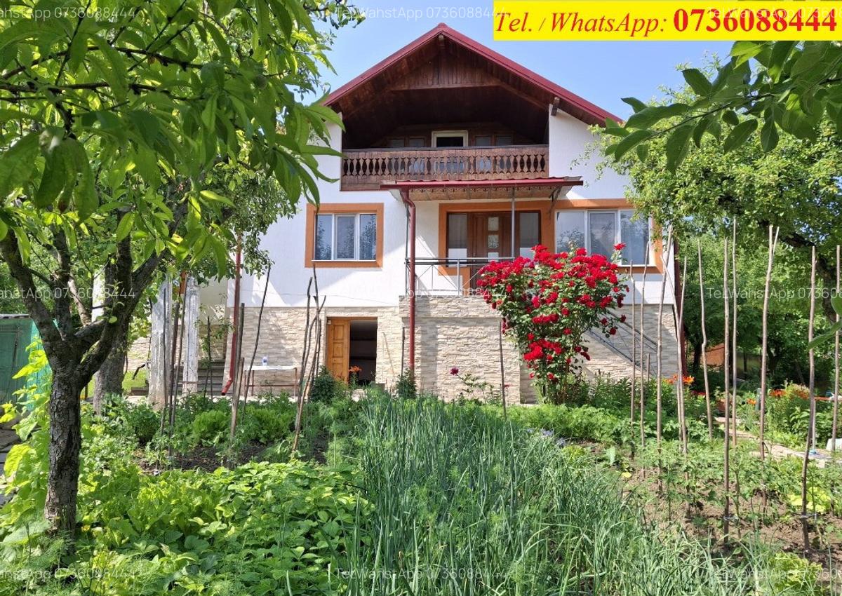 Casa 5 camere,122mp,beci,garaj,1200mp intravilan cu livada,Slanic, Pr. - 1