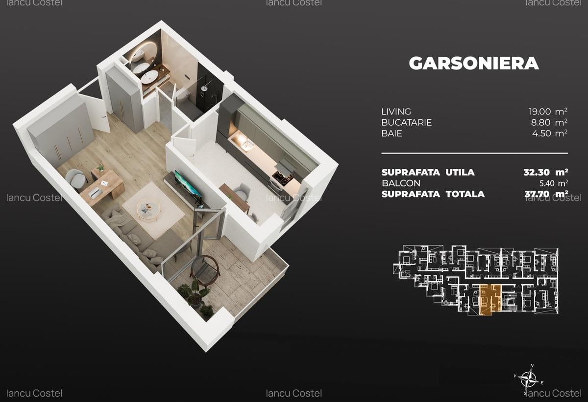 Complex Nou - Garsoniera decomandata - Metrou 3 minute - Predare 2026 - 2