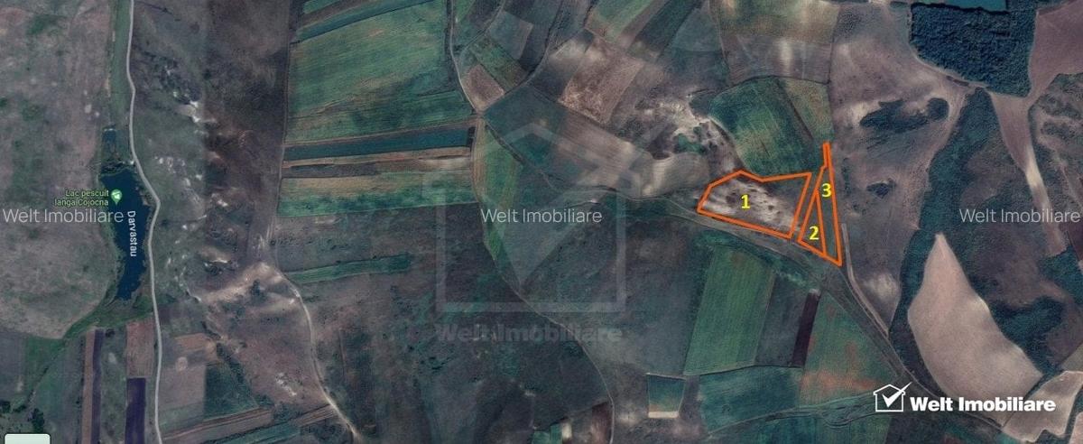 Cojocna, extravilan, 4 ha - 3 parcele - faneata, priveliste, liniste aer curat - 2
