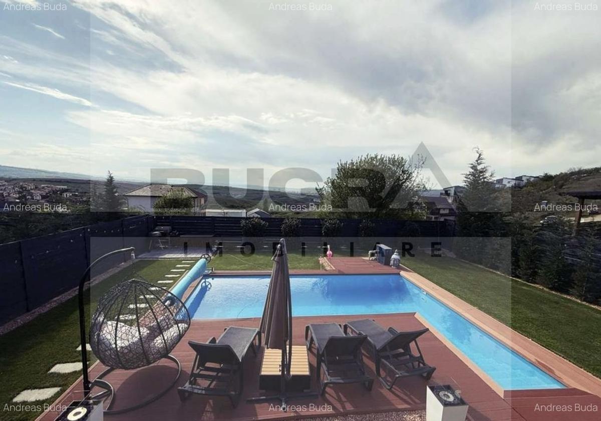 Casă individuala cu piscină si priveliste panoramica, zona Dezmir - 15
