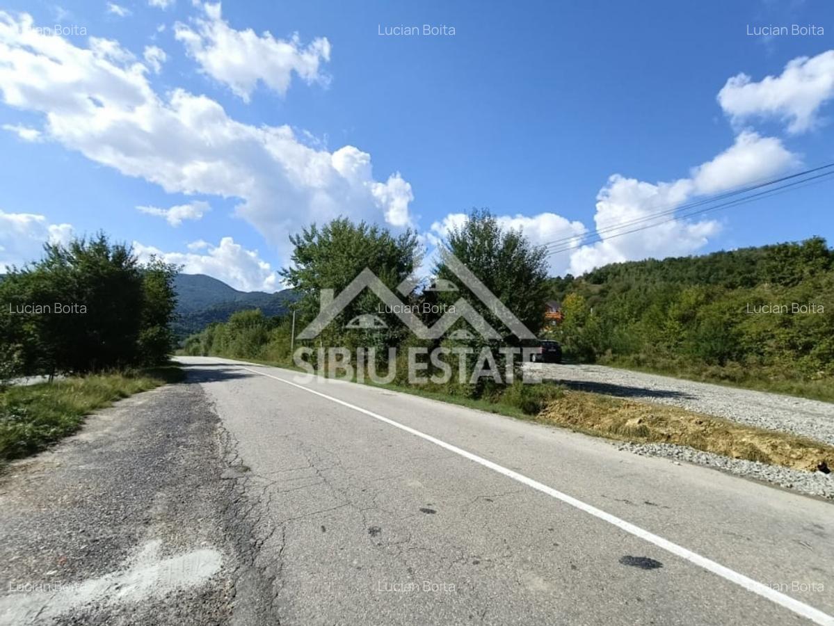Teren  construibil ,la sosea, intre Vale si Sibiel, zona cu potential - 2