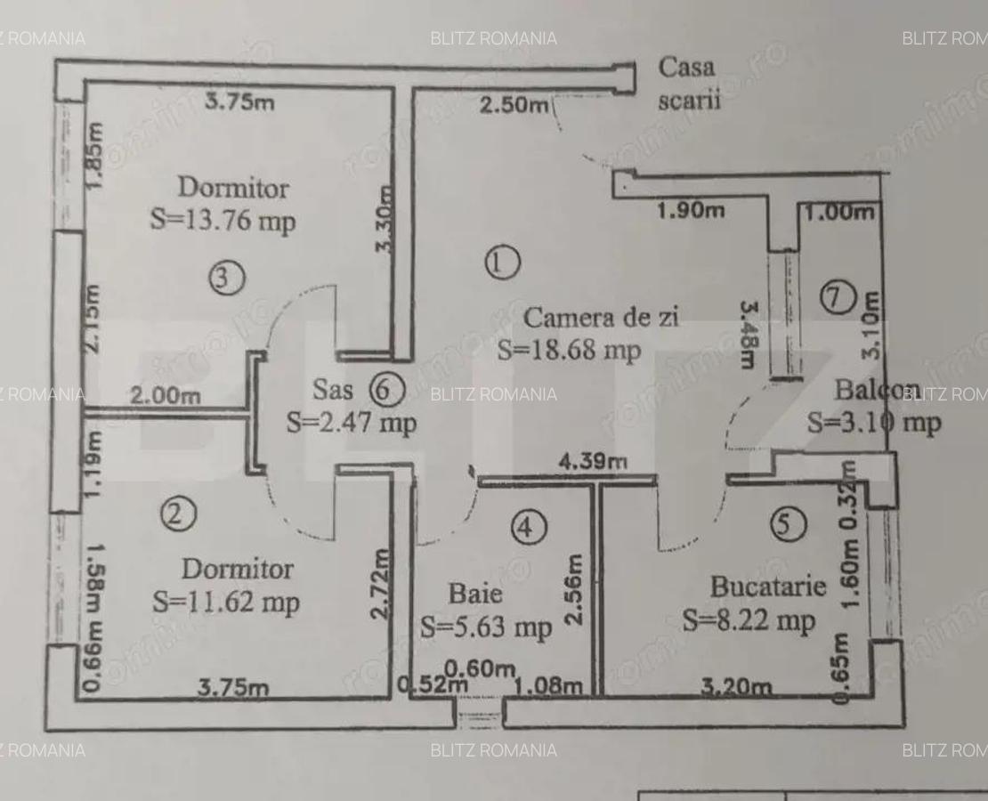 Apartament 3 camere,Sanpetru - 11