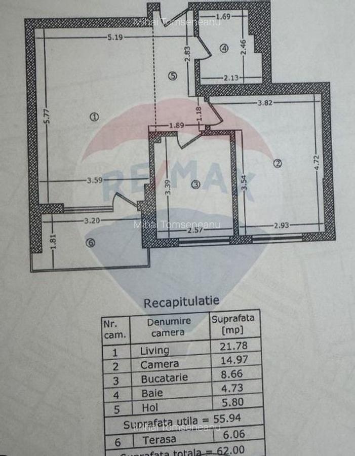 Apartament cu 2 camere deosebit in GranVia Park Lujerului - 9