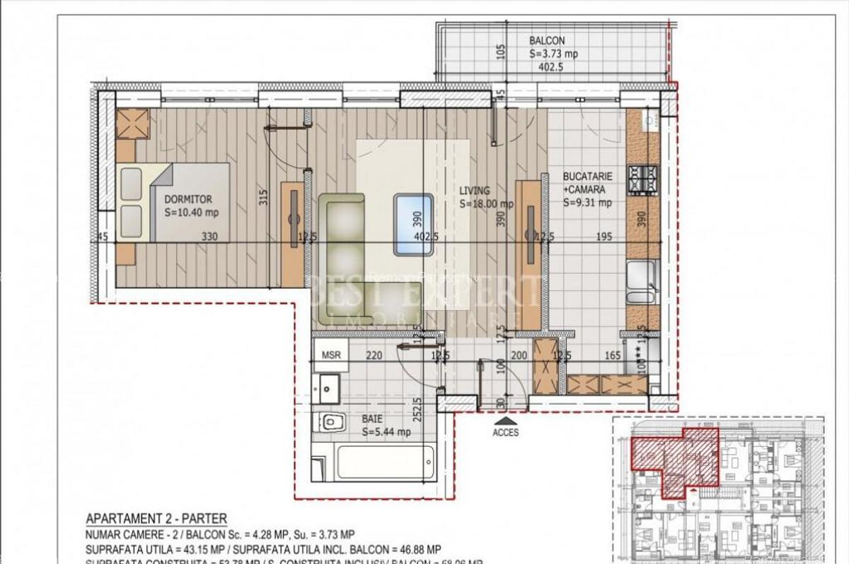 2 Camere Ideal Investitie -Acces Rapid STB - 1