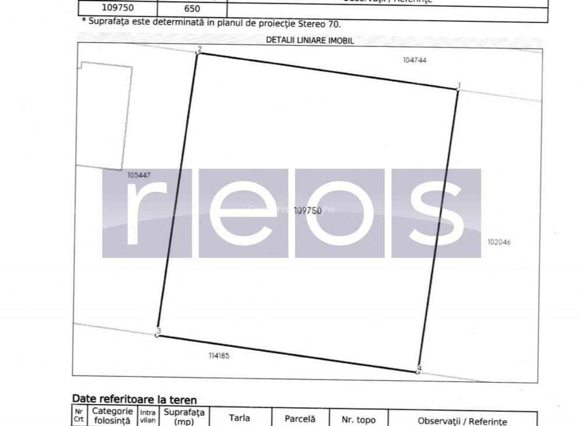 VANZRE-TEREN - INTRAVILAN 650 mp deschidere 25 mp RASNOV -BRASOV - 7