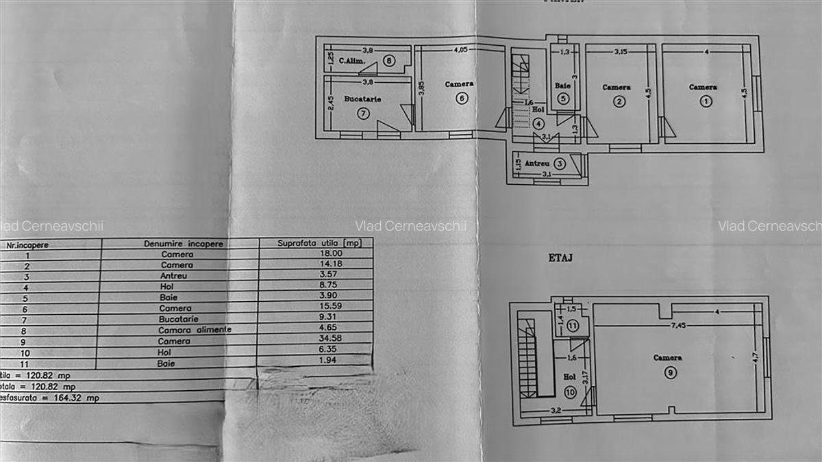 Casa cu 4 camere , Arad, zona Parneava. Str. Gheorghe Doja - 3