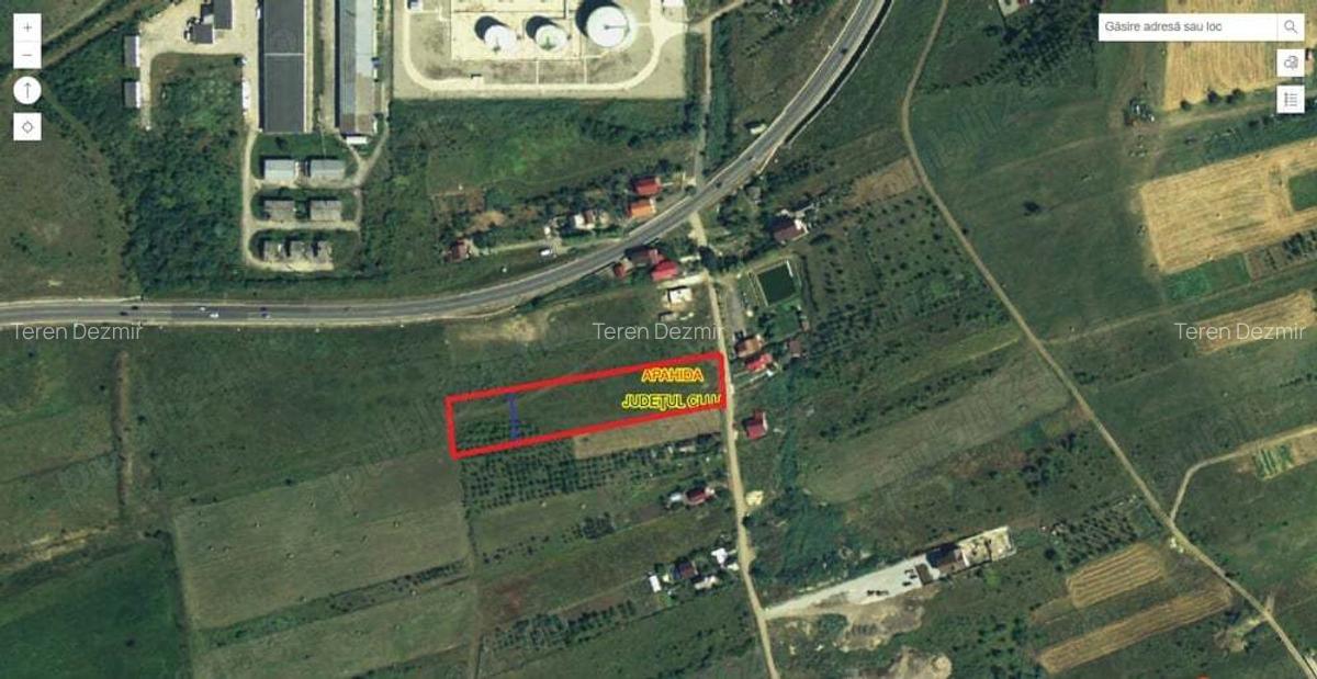 5800 mp teren de inchiriat in Dezmir soseaua de centura Apahida-Valcele, 3km de la aeroport - 2