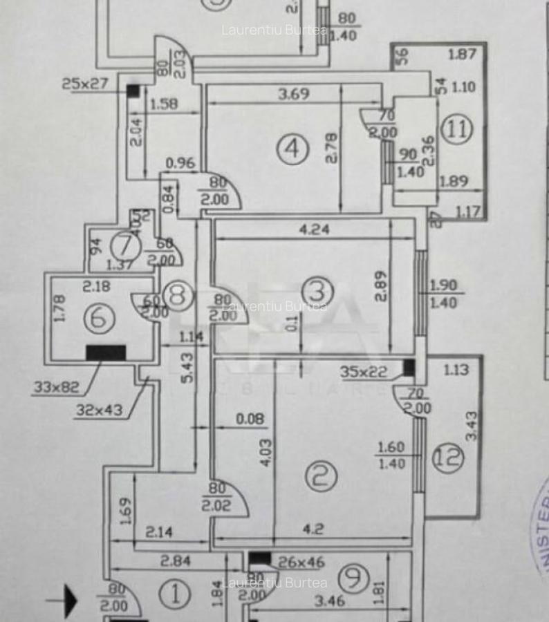 4 camere, 91 mp, 7/9, Lujerului-100 m de metrou. - 2