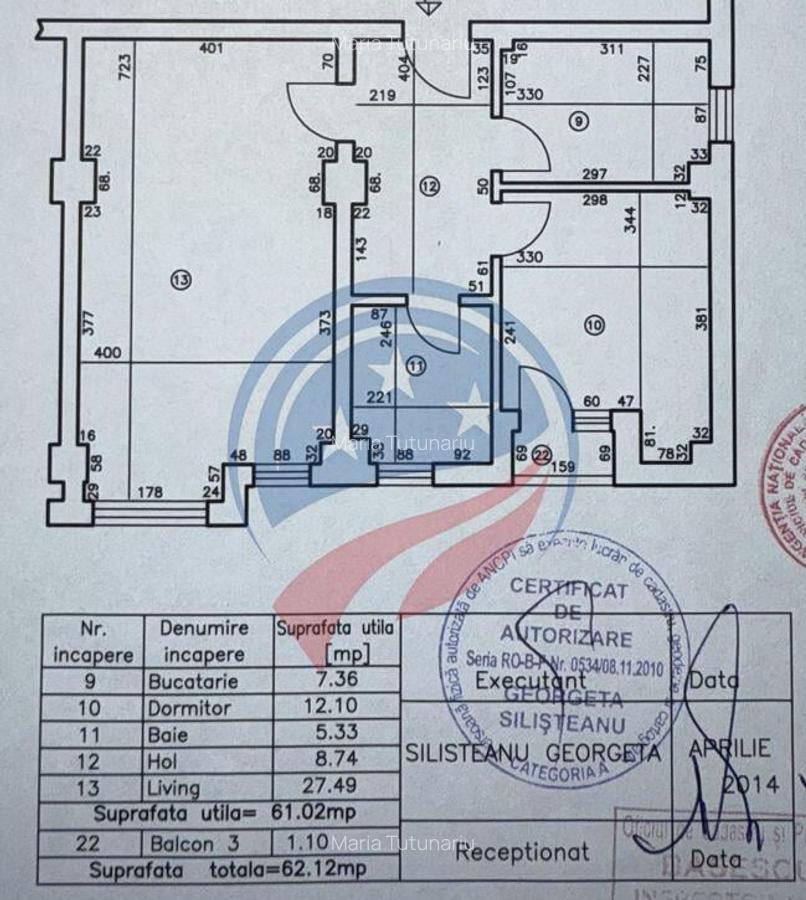 Apartament de vanzare/2 camere decomandat/1 MAI/bloc nou/... - 17