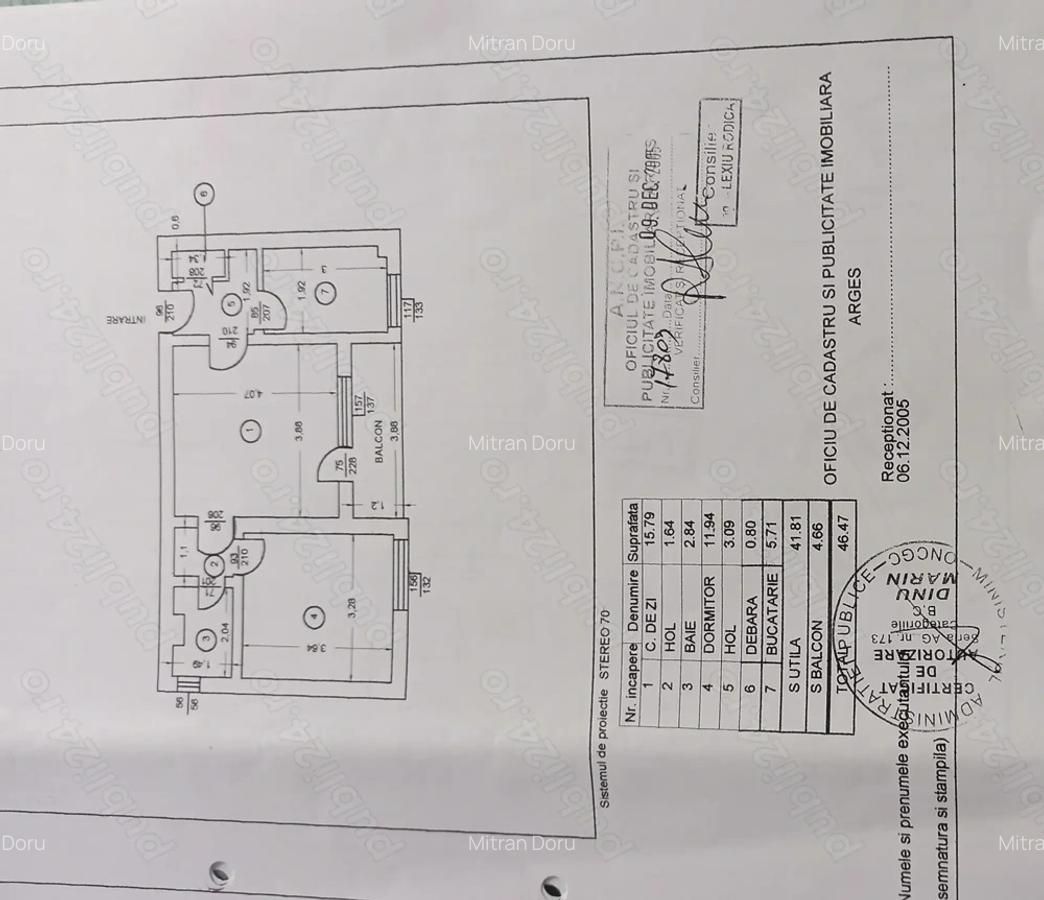 Vand apartament 2 camere Pitesti Calea Bascovului - 1