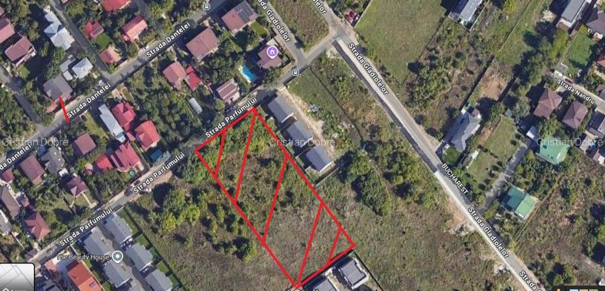 Teren Bragadiru Parfumului - 5000 mp - Deschidere 43 - Id... - 1