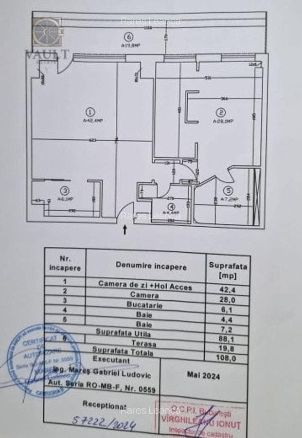 Apartament cu 2 camere, mobilat în Herăstrău - 4