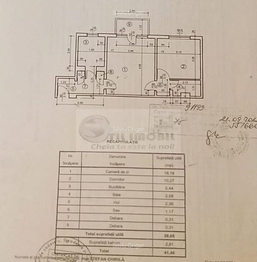 Ap 2 cam, 42 mp,  SD, Zimbru, et 2/4, mobilat si utilat - 90.000EUR - 7