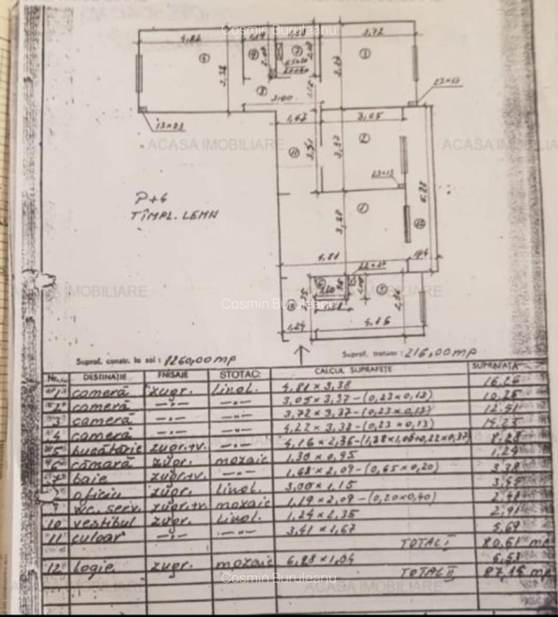 Apartament 4 camere Apusului - 1